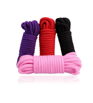 Couples Bondage Rope (Pink, Red, Purple, Pink)